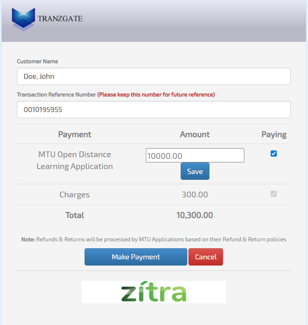 Step 5 Gateway Screen